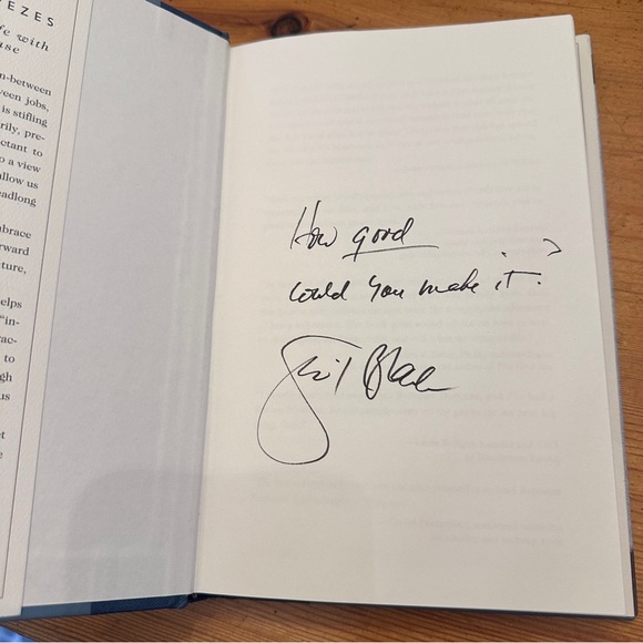 Gail Blanke SIGNED
Between Trapezes: Flying into a New
Life with the Greatest - Picture 2 of 3